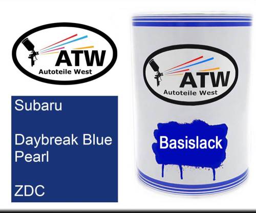 Subaru, Daybreak Blue Pearl, ZDC: 500ml Lackdose, von ATW Autoteile West.